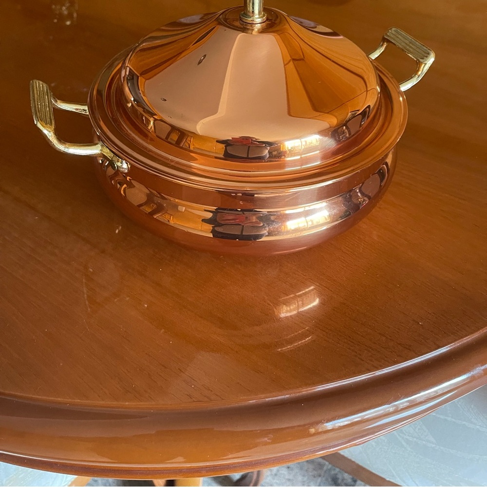 Handcrafted copper pot
